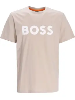 BOSS: Футболка с принтом 