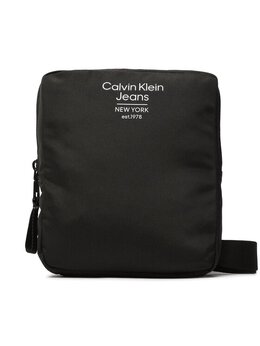 Calvin Klein: Чёрный рюкзак 