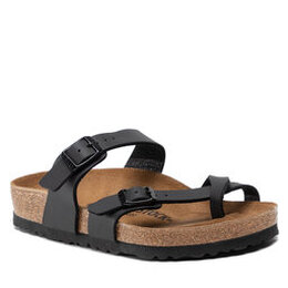 Birkenstock: Чёрные шлёпанцы Mayari