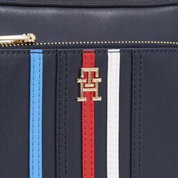 Tommy Hilfiger: Голубая сумка Iconic