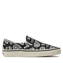 Vans: Чёрные кроссовки Classic Slip On