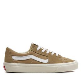 Vans: Бежевые кроссовки Sk8 Low