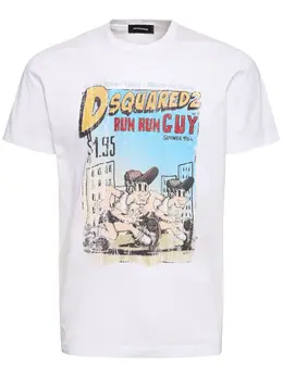 DSQUARED2: Хлопковая футболка 
