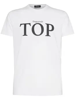 DSQUARED2: Хлопковая футболка 