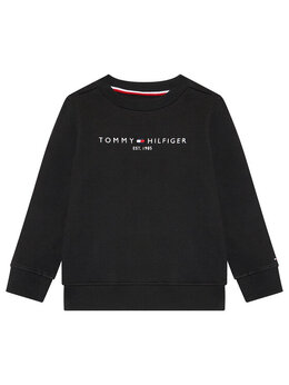 Tommy Hilfiger: Чёрная толстовка 