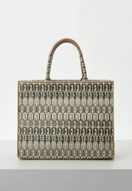 Furla: Бежевая сумка 