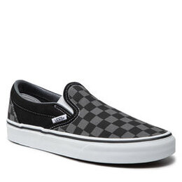 Vans: Чёрные кроссовки Classic Slip On