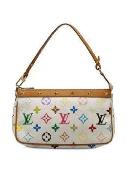 Louis Vuitton Pre-Owned: Белый клатч