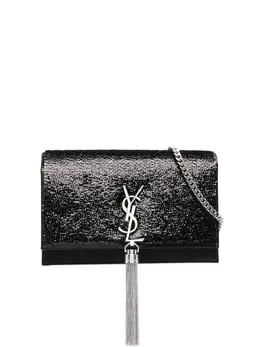 Saint Laurent: Чёрная сумка через плечо Kate