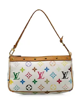 Louis Vuitton Pre-Owned: Белый клатч