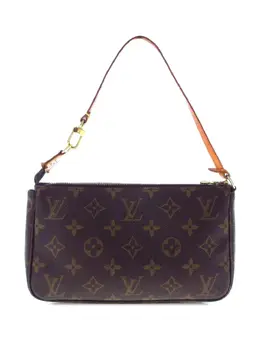 Louis Vuitton Pre-Owned: Коричневый клатч