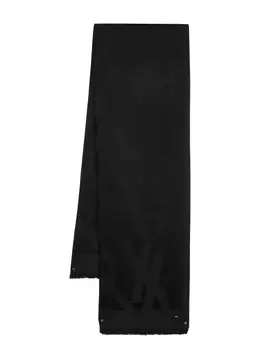 Saint Laurent: Чёрный шарф 