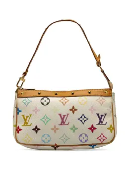 Louis Vuitton Pre-Owned: Белый клатч