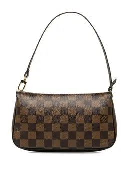 Louis Vuitton Pre-Owned: Коричневый клатч