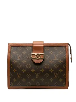 Louis Vuitton Pre-Owned: Коричневый клатч