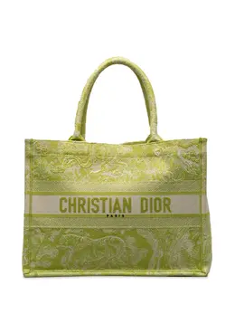 Christian Dior Pre-Owned: Зелёная сумка-шоппер