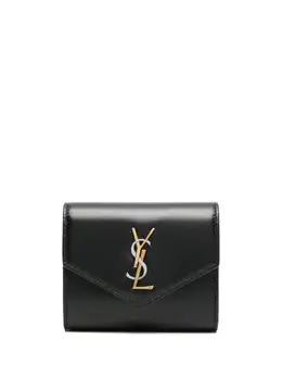 Saint Laurent: Чёрный кошелёк YSL