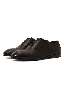 Santoni: Тёмные туфли 