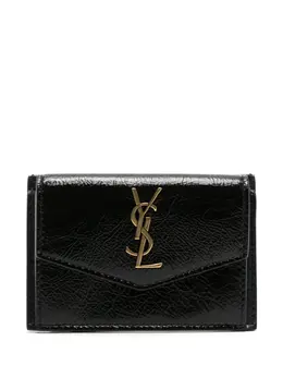 Saint Laurent: Чёрный картхолдер YSL