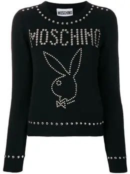 Moschino: Чёрный свитер 