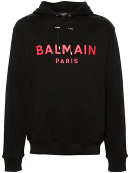 Balmain: Толстовка с принтом 