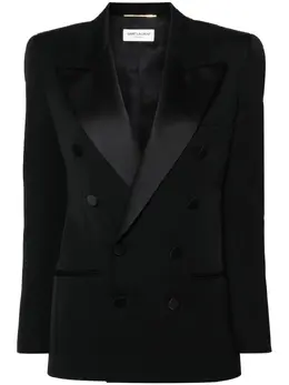 Saint Laurent: Чёрный жакет 