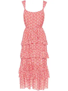 DVF Diane von Furstenberg: Платье с растительным принтом 