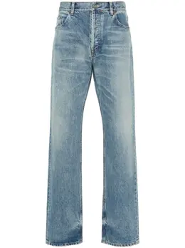 Saint Laurent: Рваные джинсы 