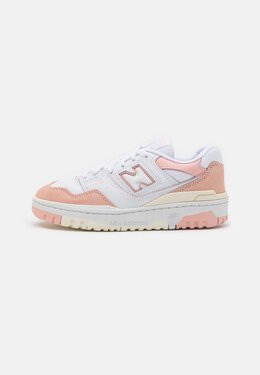 New Balance: Белые кроссовки  550