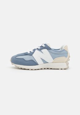 New Balance: Голубые кроссовки  327