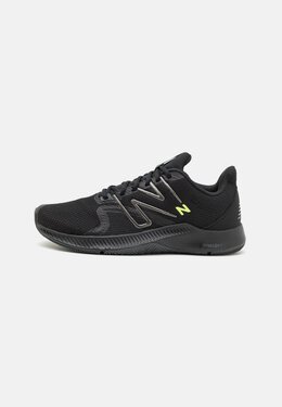 New Balance: Чёрные кроссовки 