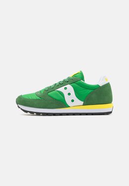 Saucony: Зелёные кроссовки  Jazz Originals