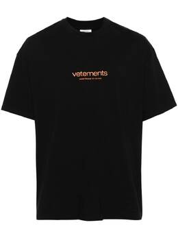 VETEMENTS: Хлопковая футболка