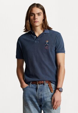 Polo Ralph Lauren: Синяя рубашка 