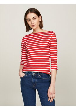 Tommy Hilfiger: Красный топ 