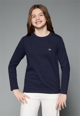 Lacoste: Синяя рубашка 