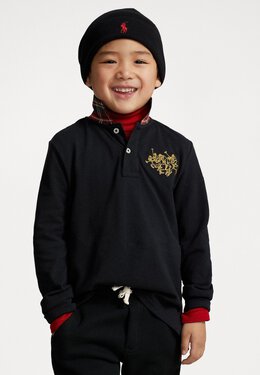 Polo Ralph Lauren: Чёрная рубашка 