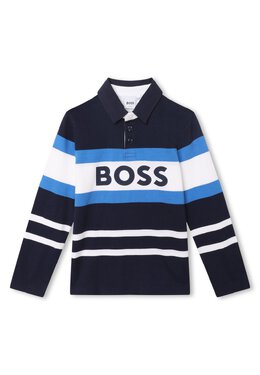 Boss Kidswear: Синяя рубашка 