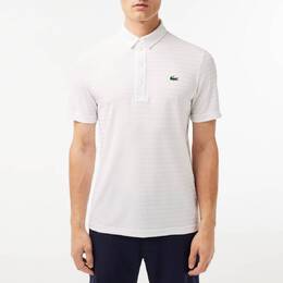 Lacoste: Белое поло 