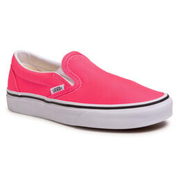 Vans: Розовые кроссовки Classic Slip On