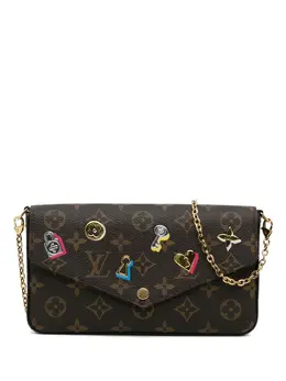 Louis Vuitton Pre-Owned: Коричневый клатч