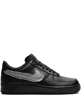Nike: Чёрные кроссовки  Air Force 1 Low