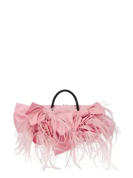 Moschino: Розовая сумка-шоппер 