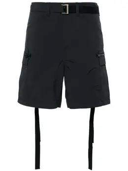 sacai: Чёрные шорты 