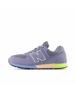 New Balance: Фиолетовые кроссовки  574