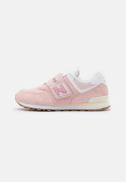 New Balance: Розовые кроссовки  574