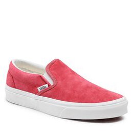 Vans: Розовые кроссовки Classic Slip On