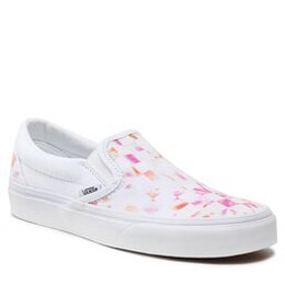 Vans: Белые кроссовки Classic Slip On