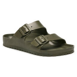 Birkenstock: Шлёпанцы Arizona Eva цвета хаки