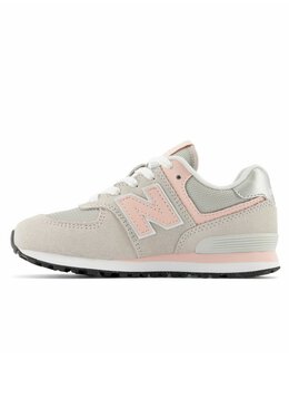 New Balance: Розовые кроссовки  574